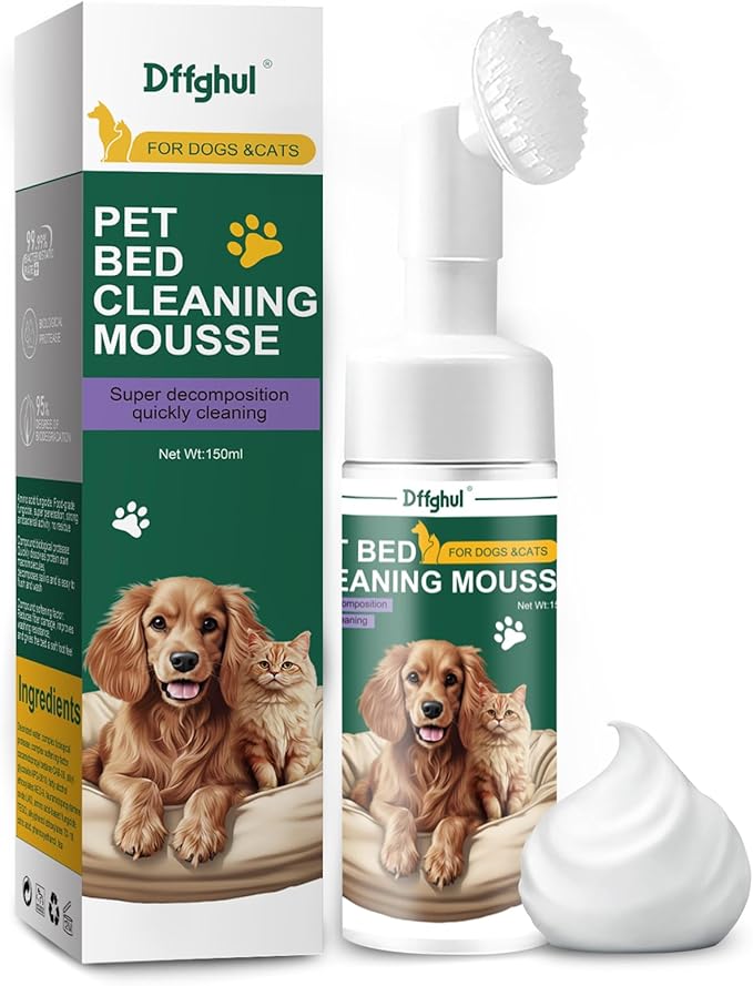 Pet Stain and Odor Remover-Multi Purpose Pet Carpet Foaming Cleaner and Carpet Stain Remover,Pet Bed Cleaning Foam-No Rinse Pet Stain Cleaning,Suitable for Carpet and Pet Bed