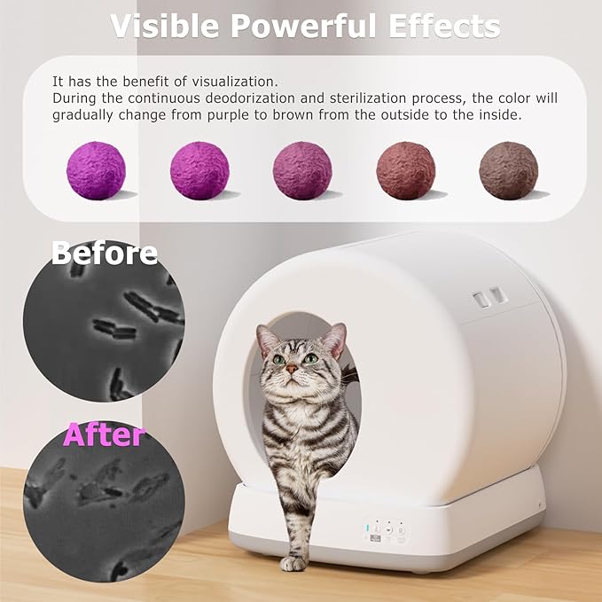 Cat Litter Deodorizer, Odor Eliminator, Odor Absorber Control (7 oz x 6 Packs)