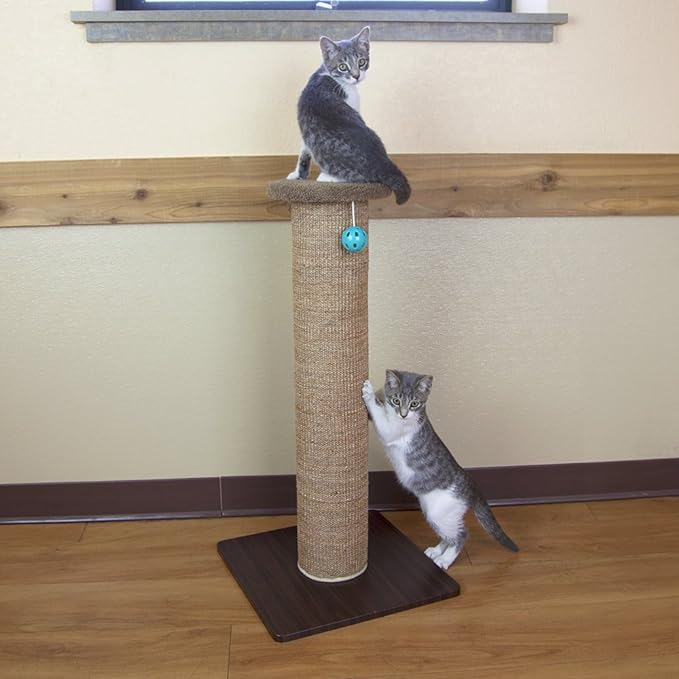 Kitty City Sisal Post Scratcher, Sisal Post (Brown)