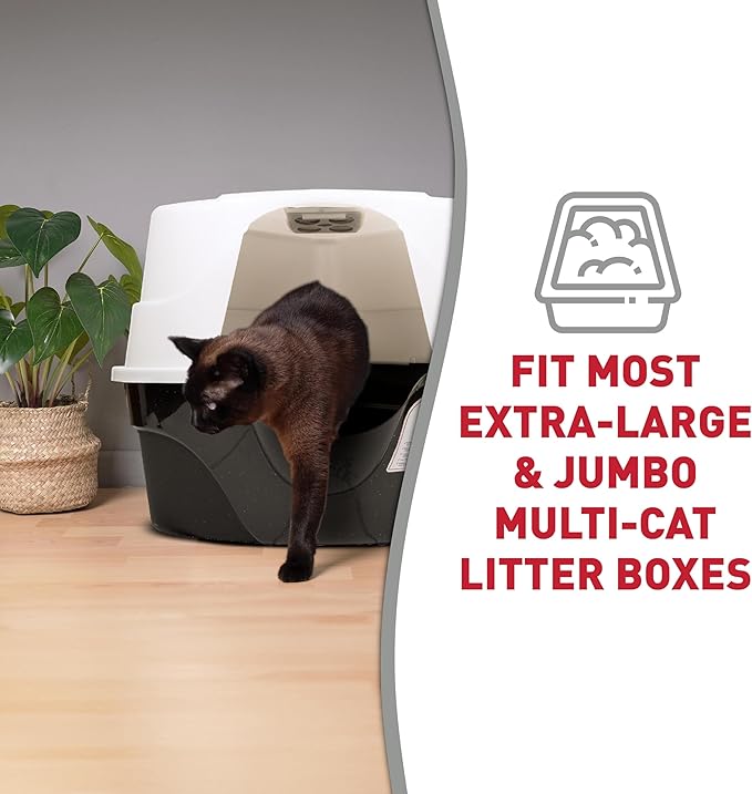 Nature’s Miracle Odor Control Litter Box Liners for Cats, 27 Count, Fit Most Extra-Large and Jumbo Multi-Cat Litter Boxes