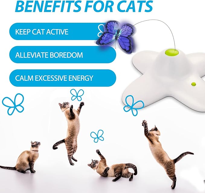 ALL FOR PAWS Interactives Flutter Bug Toy for Dogs, 4.5 kg