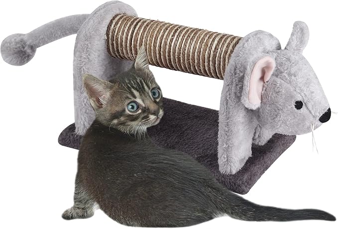 GIA Home Furniture Series Catch The House Mouse, Cat Scratching Post, Gray