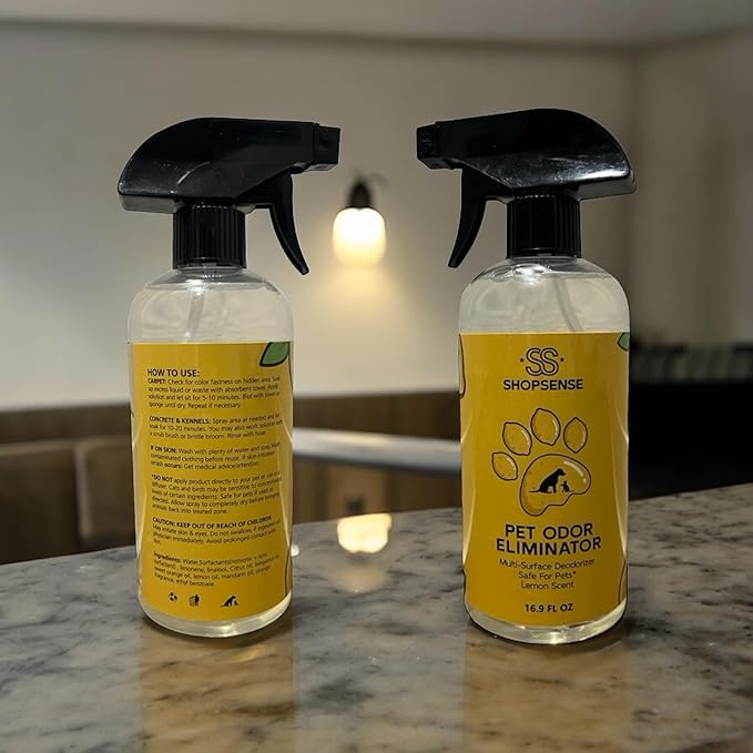 Pet Odor Eliminator - Dog & Cat Urine Odor Eliminator and Furniture Refresher.