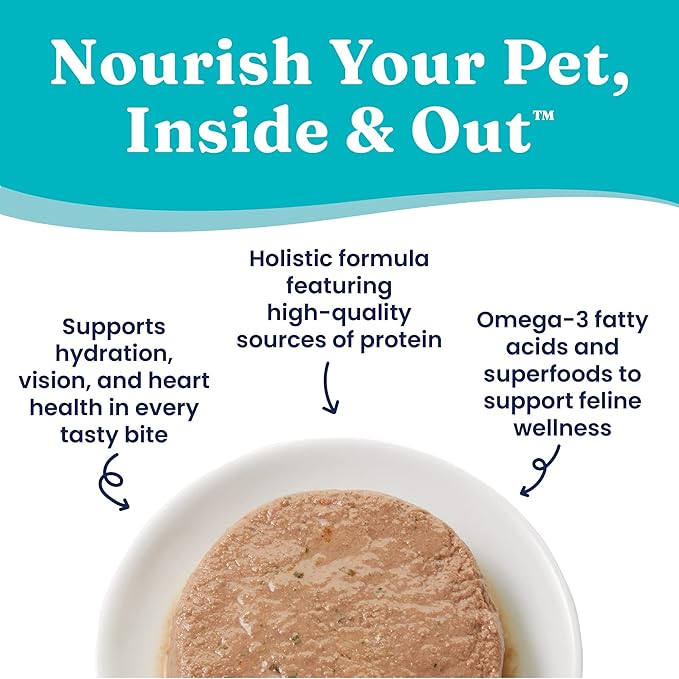 Solid Gold Flavorful Feast Wet Cat Food - Tuna & Sardine Pate - Canned Cat Food, 24 Pack
