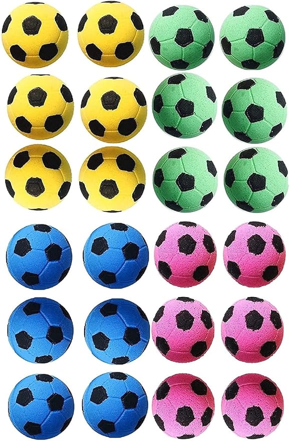 Cat Foam Ball Cat Sponge Ball Toy Cat Soccer Ball Toy Elastic Soft Foam Football (24)