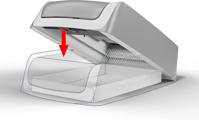 Disposable Litter Tray Compatible with Pet-Safe Scoop-Free Self-Cleaning Litterbox Complete Plus- Made of Cardboard(10 Pieces)