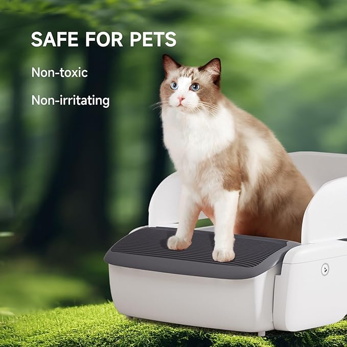 Pet Odor Eliminator, E20 Deodorizer for Self-Cleaning Cat Litter Box, Superior Odor Control, Odor Remover for Cat Toilet (4 pcs/box)