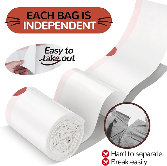 Cat Litter Liners Jumbo, 30 Packs Large Drawstring Pet Cat Pan Liners, Extra Thick Kitty Litter Box Bag Heavy Duty 36" x 16"