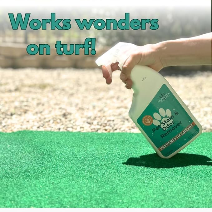 Pet Stain & Odor Remover - Fast-Acting Enzyme Cleaner for Dog & Cat Urine - Safe for Carpets, Floors, Furniture - Non-Toxic, Pet-Safe Formula - 1 Gallon