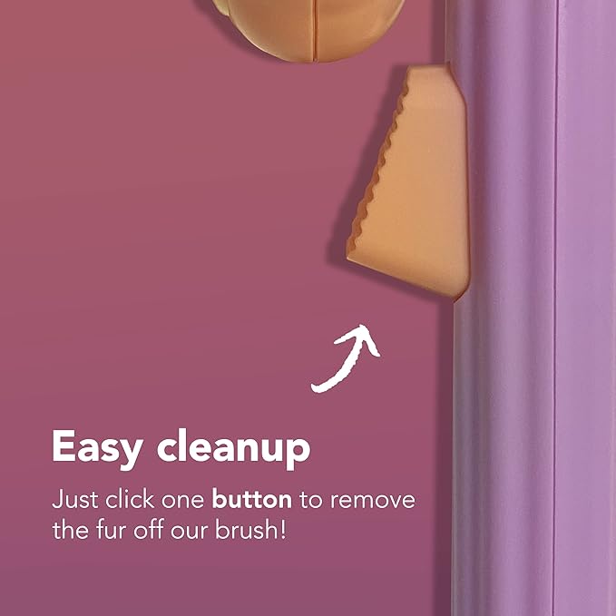 Lukamoo® Cat Brush for Shedding & Grooming, for Long & Short Haired Cats, for Matted Fur, Self-Cleaning