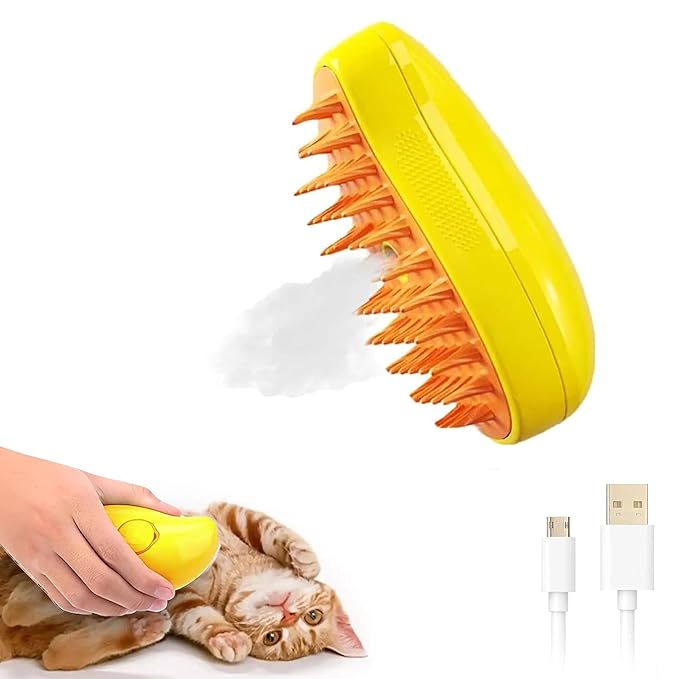 Cat steam brush,Cat brushes for indoor cats, Steam brush for cats, Dog brush for shedding,Misty brush cat, Steamy cat brush, Cat grooming supplies, Cat brush with steam, Cat brush for shedding, Gato
