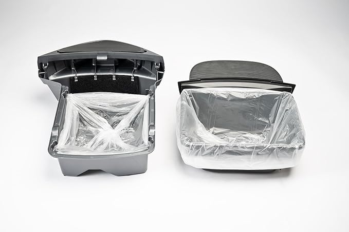 Generic 100 count litter box bags liners compatible with Litter Box Robot 3 and Robot 4, waste drawer liners, Specifically Designed for Your Automatic Litter cat litter box, Clear