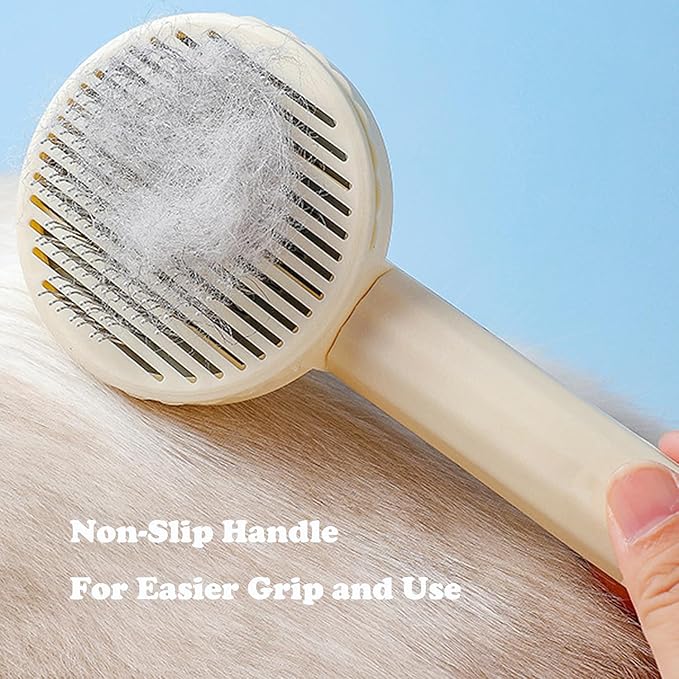 Cat Grooming Brush - Cat Brush for Shedding, Cat Dog Bath Brush Dog Shedding Brush, Hair Cleaner Brush Cat Brushes for Indoor Cats Shedding, Cat Comb Pet Brush Dog Brush for Long Haired Dogs and Cats