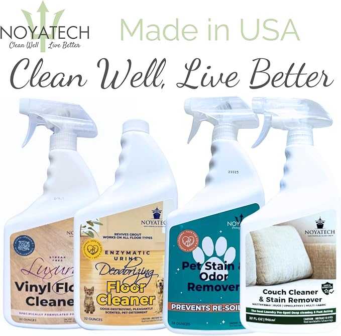 Pet Stain & Odor Remover - Fast-Acting Enzyme Cleaner for Dog & Cat Urine - Safe for Carpets, Floors, Furniture - Non-Toxic, Pet-Safe Formula - 1 Gallon