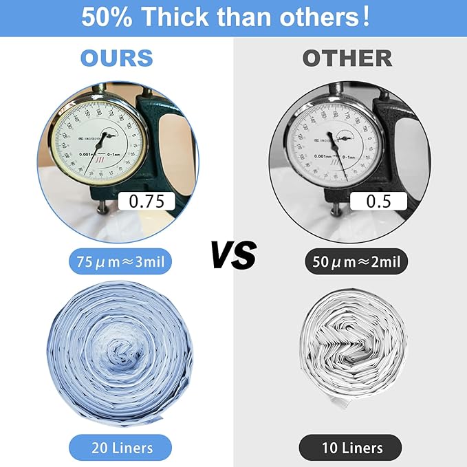 ELEGX 80 Count Litter Box Liners Bags, 3MIL Extra Thick Heavy Duty,27.1" x 12.9" Compatible with Neakasa M1, PetPivot AutoScooper 11 Open-Top Automatic Self-Cleaning Cat Litter Robot Box