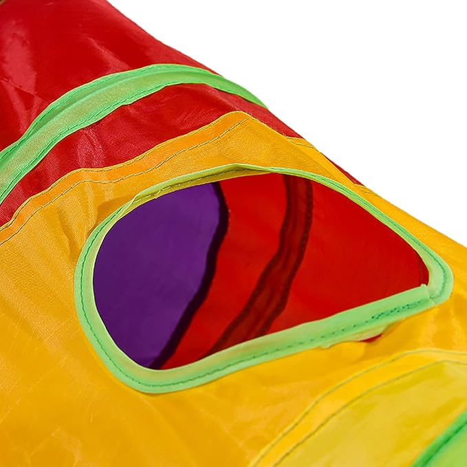 Cat Toys Cat Tunnel and Cat Cube Pop Up Collapsible Kitten Indoor Outdoor Toys-Collapsible 3 Way or 1wayCat Tube- for Cat, Puppy, Kitty, Kitten, Rabbit (Rainbow)