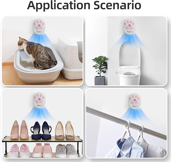 Cat Litter Deodorizer (99% Deodorization) Dust-Free for All Kinds of Cat Litter Box, Bathroom, Kitchen and Others. Litter Box Odor Eliminator 99.9%