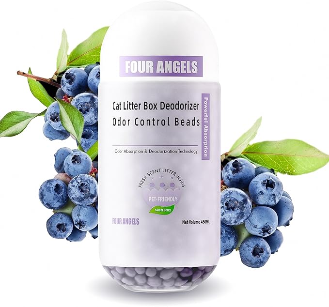 Cat Litter Deodorizer, Sweet Berry Cat Litter Box Odor Eliminator, cat odor eliminator for home, Instantly Eliminates Foul Odors, Freshens Kitty Litter deodorizer, 16 OZ