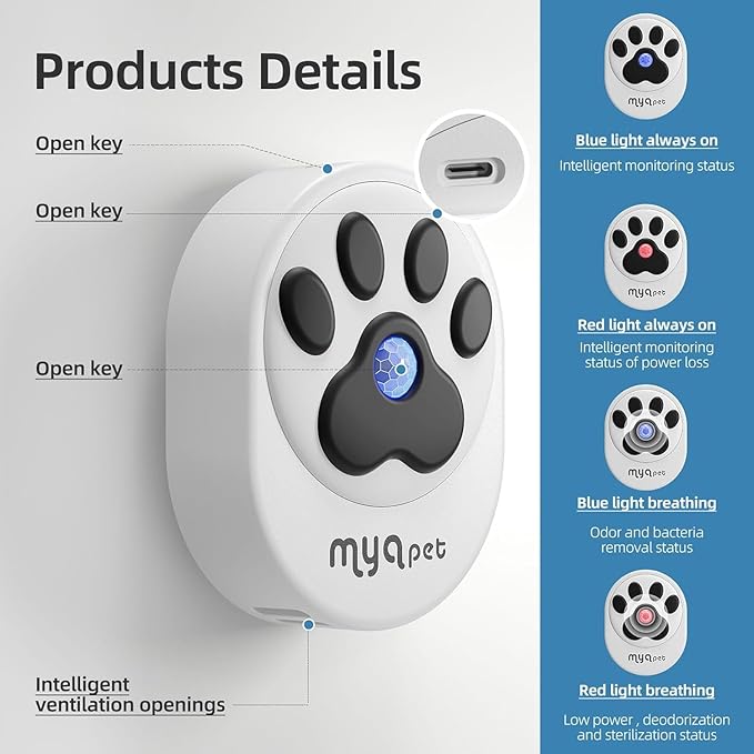 Cat Litter Deodorizer (99% Deodorization) Dust-Free for All Kinds of Cat Litter Box, Bathroom, Kitchen and Others. Litter Box Odor Eliminator 99.9%