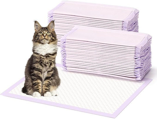 Cat Pads Refills for Litter Box: Cat Litter Mat for Tidy Cats Breeze Litter System - Thickened 6-Layer Super Absorbent Breeze Pads - 16.9" X 11.4" Odor Control - Pack of 40