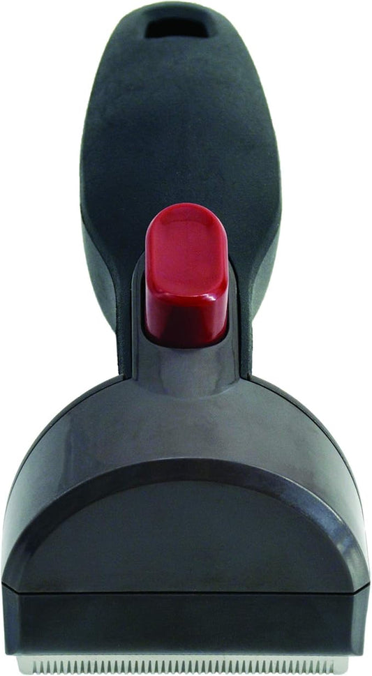 Penn-Plax ComfyGroom Deshedding Brush - for Dogs or Cats – Quick and Easy Grooming | Comfortable for Your pet and Easily Comb Out Excess pet Hair | Simple Push Button Disposable Makes Clean up a snap