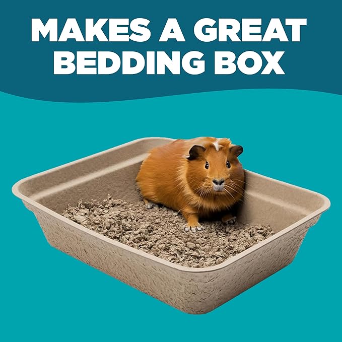 Disposable Litter Box: 5-Pack/Large - Disposable Litter Box for Cats, Rabbits, Guinea Pigs, or Travel - Extra Thick, Very Sturdy, Odor & Leak Resistant & Biodegradable