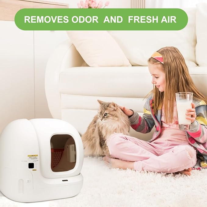 N50 Odor Eliminator Compatible with PuraMax Self-Cleaning Cat Litter Box, Cat Toilet Odor Control for PuraMax Automatic Litter Box, (Pack of 6)