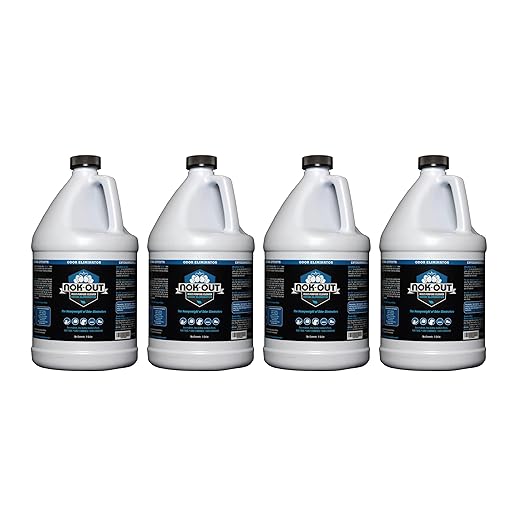 Odor Remover, Pet Deodorizer and Cleaning Spray, 1 Gallon, 4-Pack