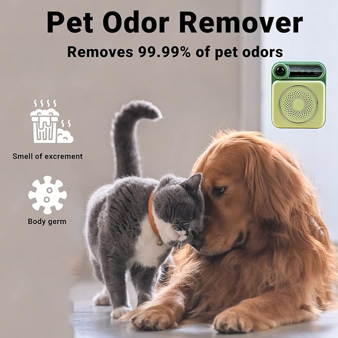 Dust-Free Odor Removers, 90% Deodorization & 99.9% Dust reduction, Litter Box Odor Eliminator, Cat Litter Deodorizer, Widely used in Cat Litter Box, Bathroom, Wardrobe, Kitchen, Pet Shop (006)