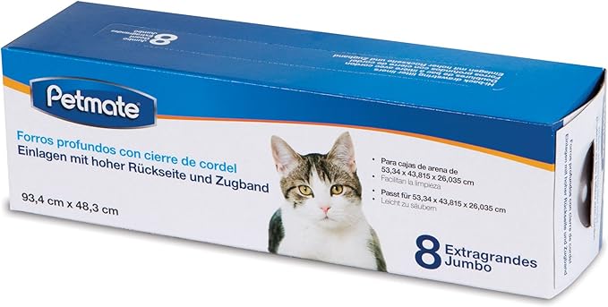Petmate Drawstring Hi-Back Litter Box Liners