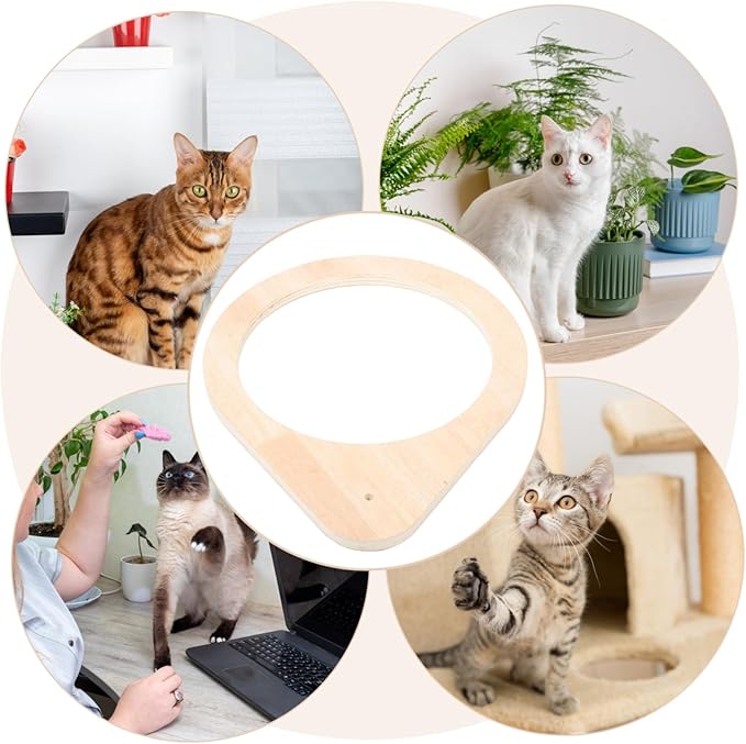 Cat Perch Frame for Scratching Post Cat Bed Holder Wear-Resistant Cat Frame Replaceable Cat Shelf Cat Tree Supply for Kittens and Cats