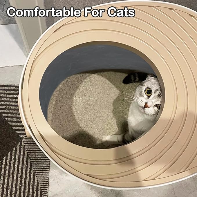 Reusable Litter Box Liners Compatible with IRIS Top Entry Cat Litter Box PUNT-530 (3-Pack) Easy to Clean, Durability Design, Scoop & Scratch-Resistant, Waterproof, Leak Proof, Machine-Washable