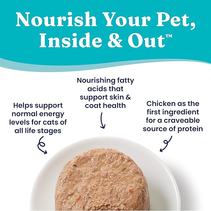 Solid Gold Tropical Blendz Wet Cat Food - Chicken Pate in Coconut Oil - Canned Cat Food, 24 Pack