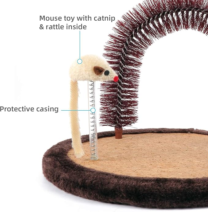 Happi N Pets Cat Mouse Toy, Cat Interactive Toy