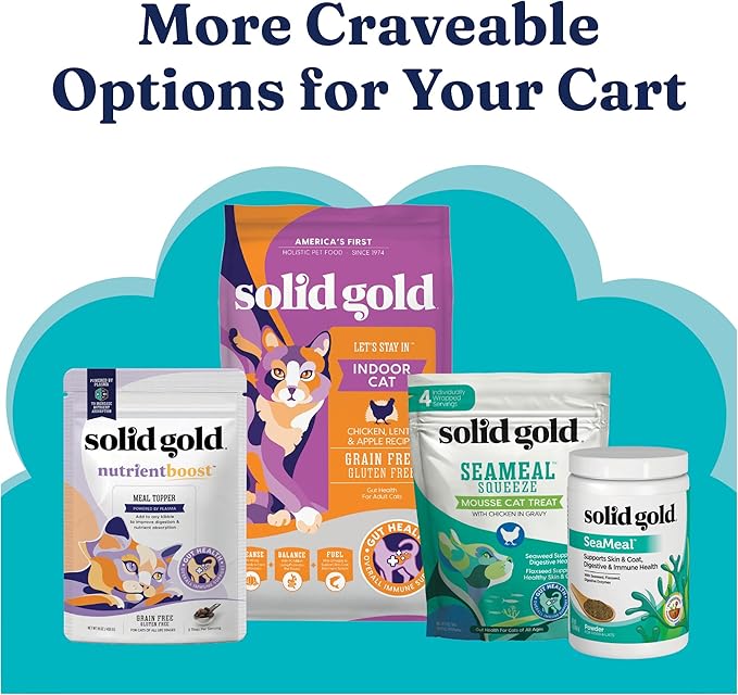 Solid Gold Flavorful Feast Wet Cat Food - Pate - Real Chicken - Canned Cat Food, 24 Pack