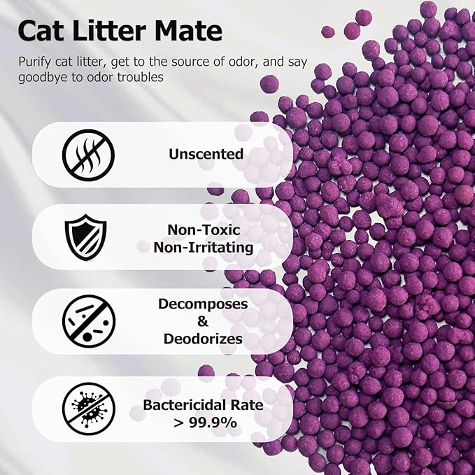 Cat Litter Deodorizer, Odor Eliminator, Odor Absorber Control (7 oz x 6 Packs)