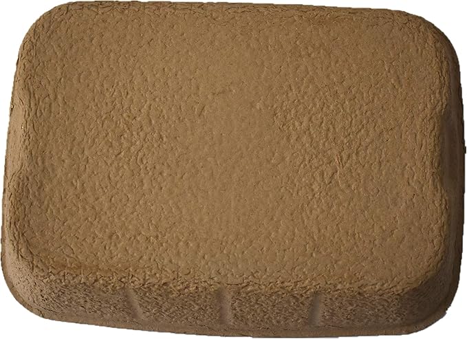 Disposable Cat Litter Box (5 Pack Of Trays) Eco Friendly 100% Recycled Paper Cat Tray,16.14 X11.81X3.94 Inch (Brown)