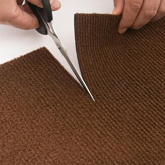 Cat Scratch Furniture Protector,78.7"x15.8"Cat Scratching Mat,Trimmable Self-Adhesive Cat Couch Protector,cat Wall Scratcher,Pad Replacement for Cat Tree Shelves and Post(Brown)