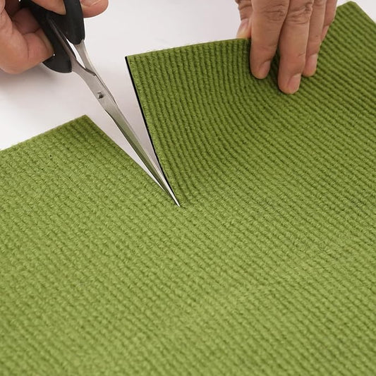 Cat Scratch Furniture Protector,78.7"x15.8"Cat Scratching Mat,Trimmable Self-Adhesive Cat Couch Protector,cat Wall Scratcher,Pad Replacement for Cat Tree Shelves and Post(Green)