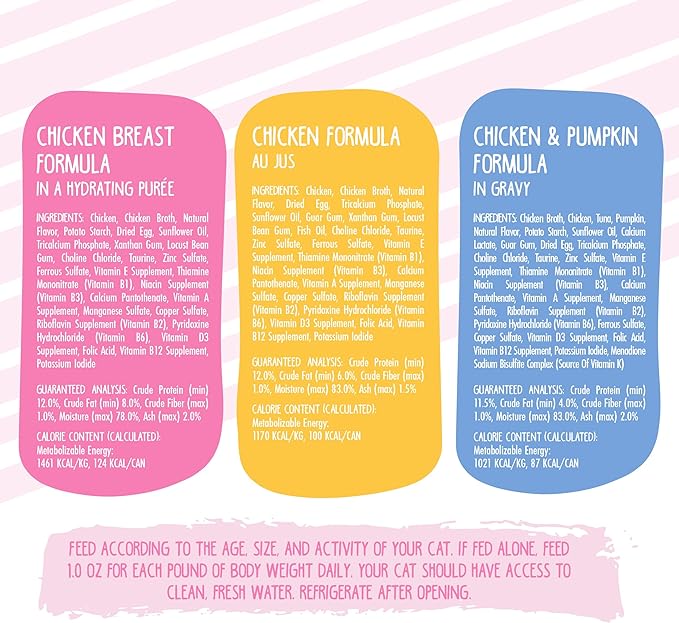 Weruva Canned Cat Food for Kittens Variety Pack, 3oz (Pack of 24)
