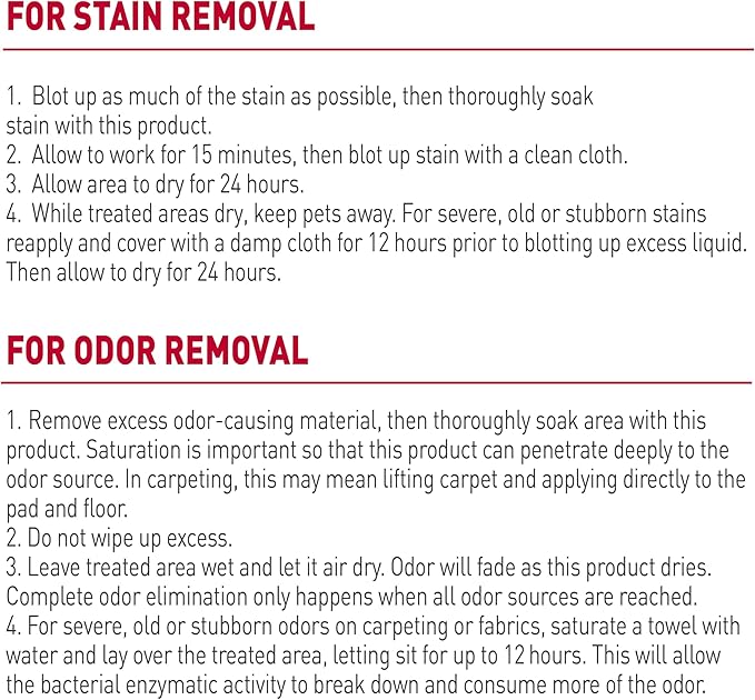 Nature’s Miracle Cat Stain and Odor Remover With New Odor Control Formula 32 Ounce Spray