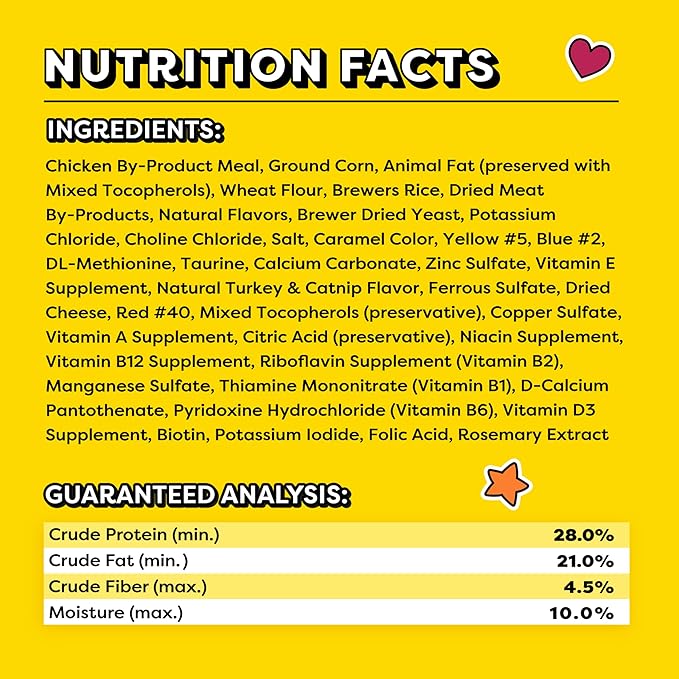 Temptations ShakeUps Crunchy and Soft Cat Treats, Clucky Carnival Flavor, 5.29 oz. Pouch (Pack of 2)