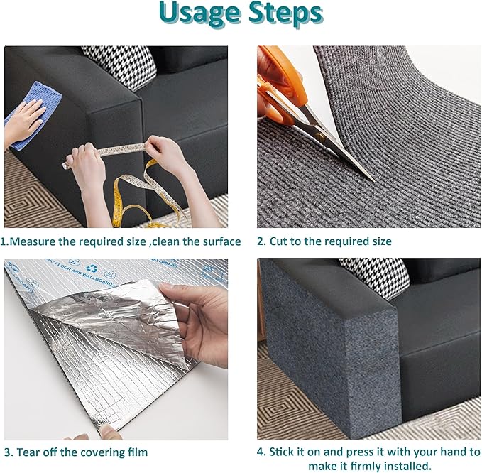 Cat Furniture Protectors from Cats Scratching,Adhesive Cat Couch Protector,78.7x15.8Inch DIY Cat Wall Scratcher,Couch Cat Scratcher,Cat Corner Scratcher Mat,Cat Scratch Furniture Protector