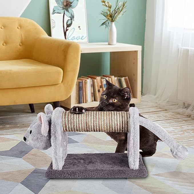 GIA Home Furniture Series Catch The House Mouse, Cat Scratching Post, Gray