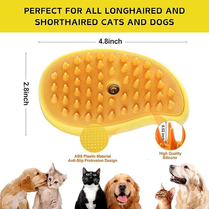 Cat steam brush,Cat brushes for indoor cats, Steam brush for cats, Dog brush for shedding,Misty brush cat, Steamy cat brush, Cat grooming supplies, Cat brush with steam, Cat brush for shedding, Gato