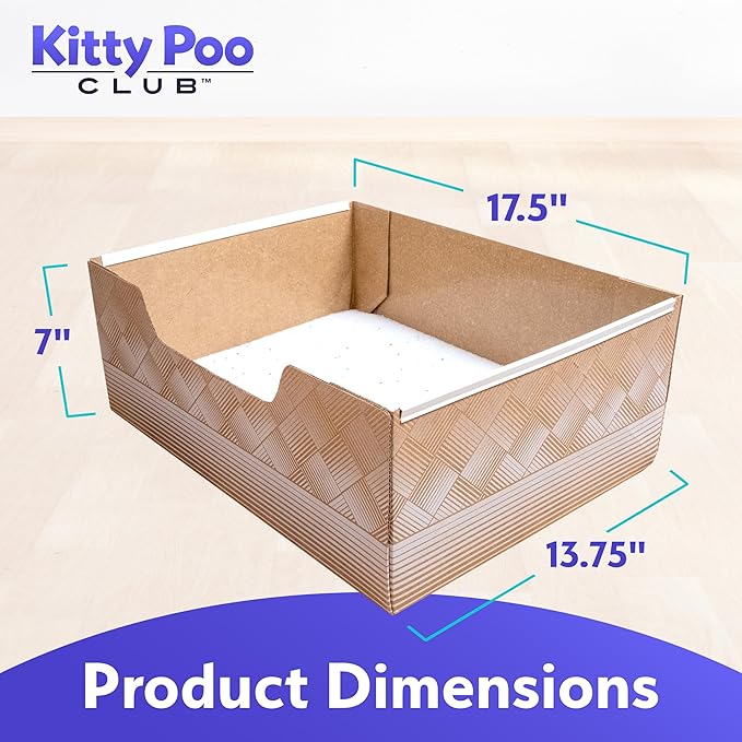 Leakproof Disposable 2-Pack Cat Litter Box - Unmatched Odor Control | Recyclable — Kitty Poo Club