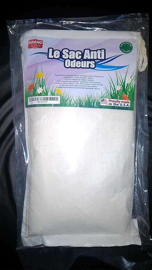 GrandLifeBrands PREMIUM Odor Eliminator - dead rodents, stale food, pet odors, cat litter, garbage, skunks, urine/feces, smoke - REMOVES - NOT COVERS UP odors from the air (English/French) (1)