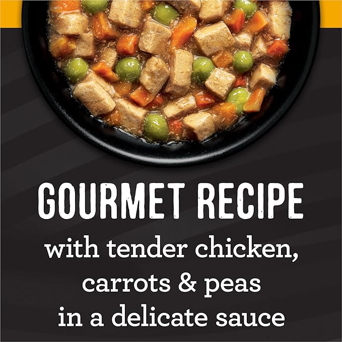 Merrick Purrfect Bistro Soirees Grain Free Natural Wet Canned Cat Food with Gravy, Chicken a la King Recipe - (Pack of 24) 2.75 oz. Cans