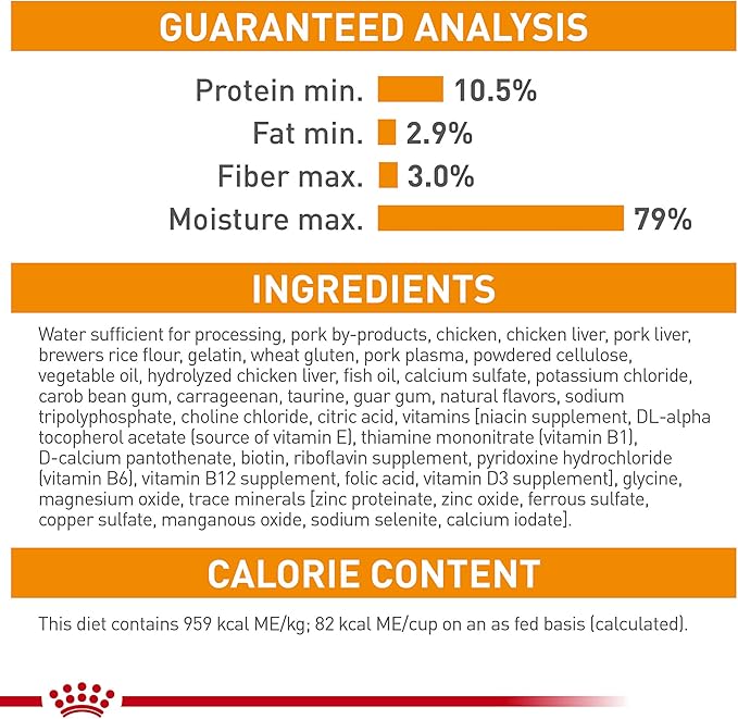 Royal Canin Feline Care Nutrition Hair & Skin Care Loaf in Sauce Canned Cat Food, 3 oz can (24-count)