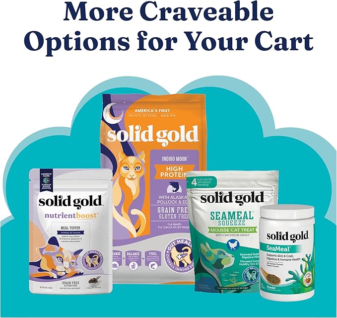Solid Gold Flavorful Feast Wet Cat Food - Tuna & Sardine Pate - Canned Cat Food, 24 Pack